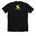 Fight Against Hunger, a Solid Black Blend Premium Unisex Tee (back-view)