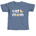 Cat Mom, a Blue Jean Comfort Colors Unisex Tee