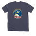 It's wrong to go to the moon, a Heather Midnight Navy Premium Unisex Tee