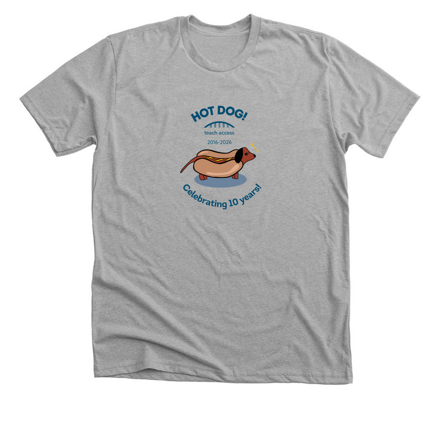 We're 10, a Athletic Heather Premium Unisex Tee