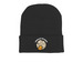Embrace the Night, a Black Cuffed Beanie