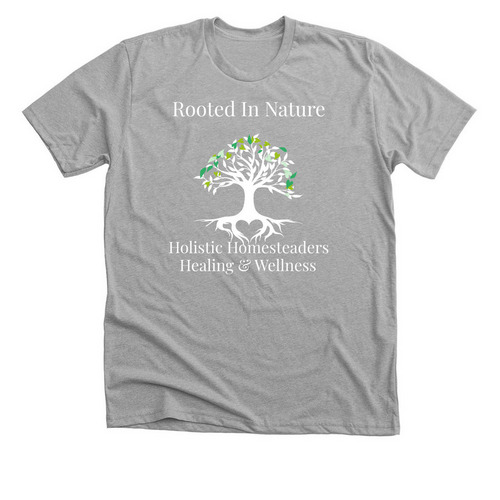 Rooted In Nature, a Athletic Heather Premium Unisex Tee