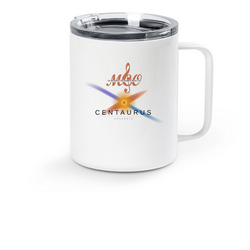 Festival of American Music - 2026 Benefit, a White Stainless Steel Travel Mug