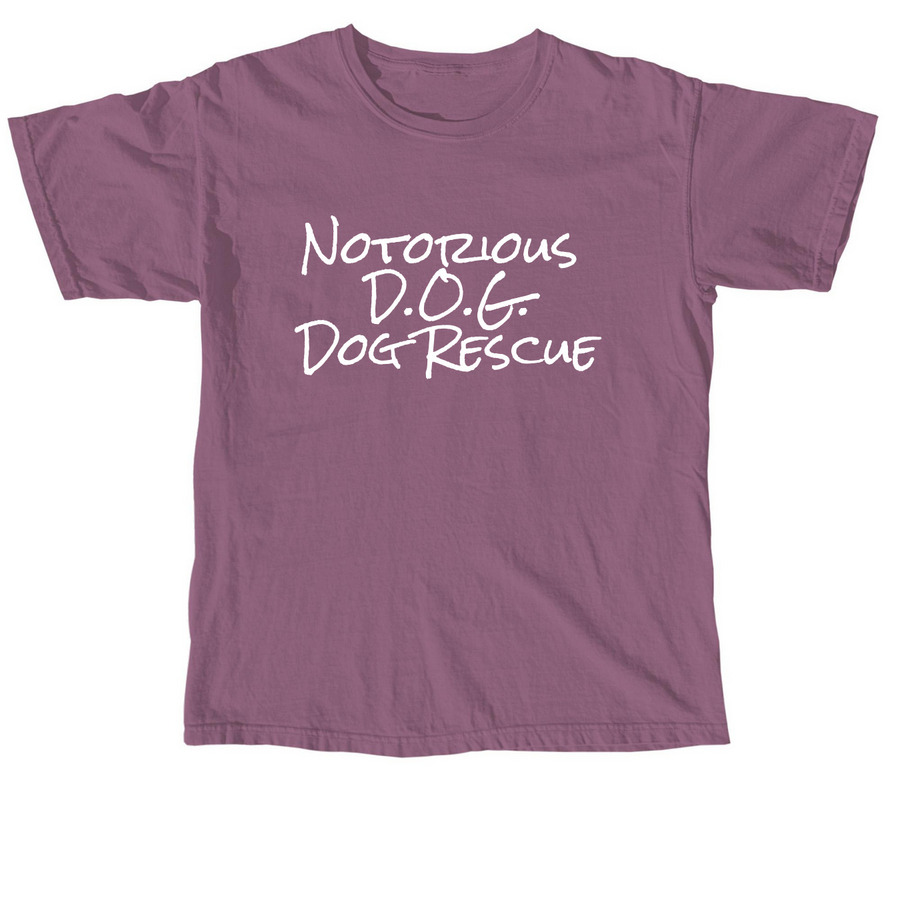 Big Fan Of Animal Rights Tee, a Berry Comfort Colors Unisex Tee