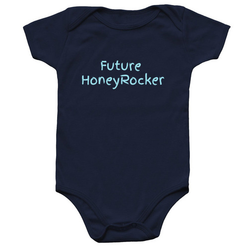 HoneyRock Onesie, a Navy Infant Onesie