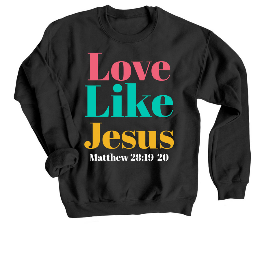 Mission Trip, a Black Crewneck Sweatshirt