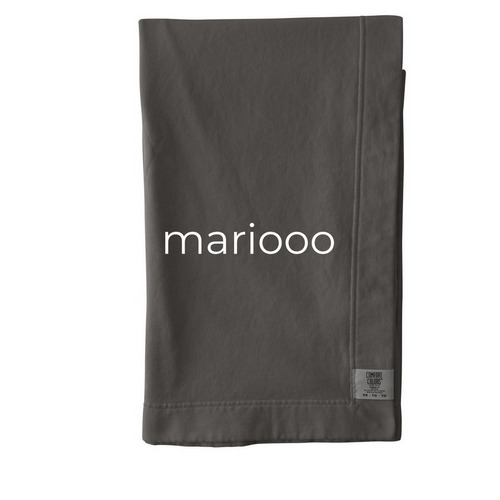 mariooo blankit, a Pepper Comfort Colors Blanket