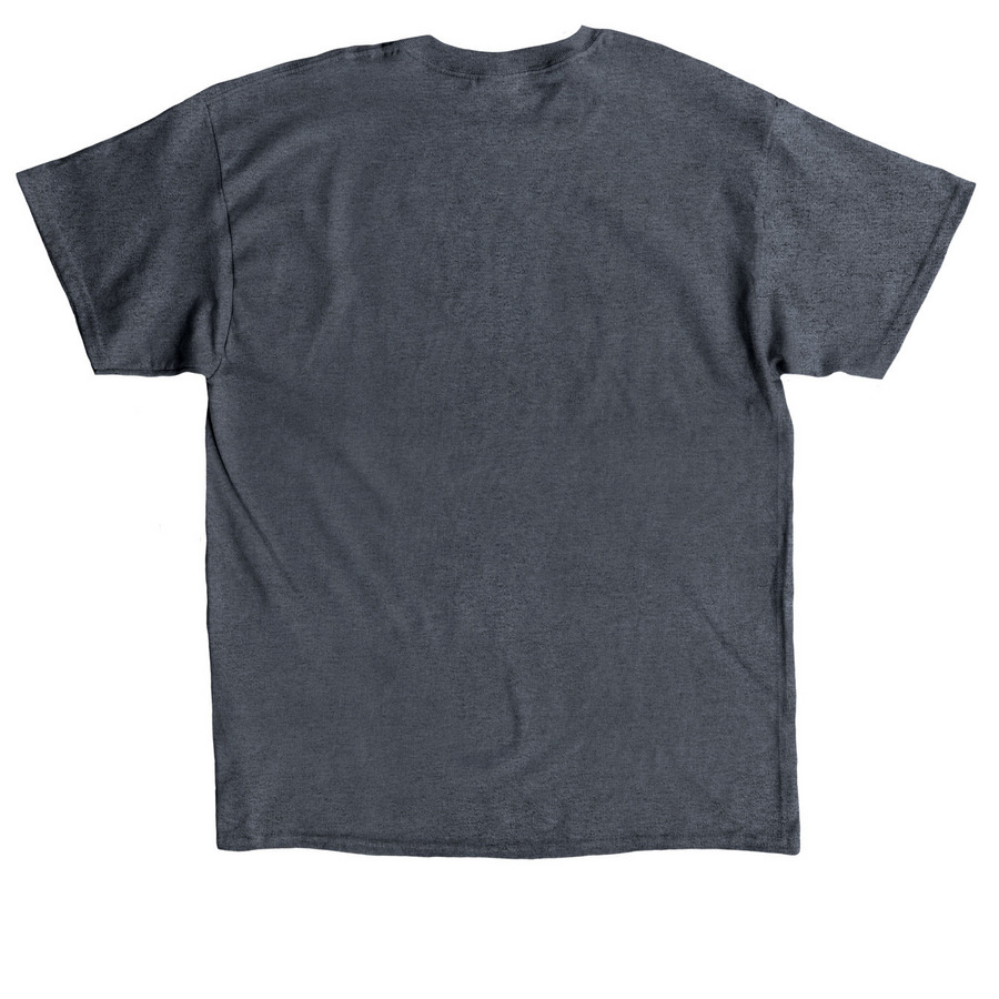 Making Everything Good - Black Logo, a Dark Heather Classic Unisex Tee (back-view)