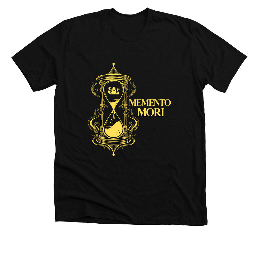 PARADOX MERCH - Memento Mori, a Solid Black Blend Premium Unisex Tee