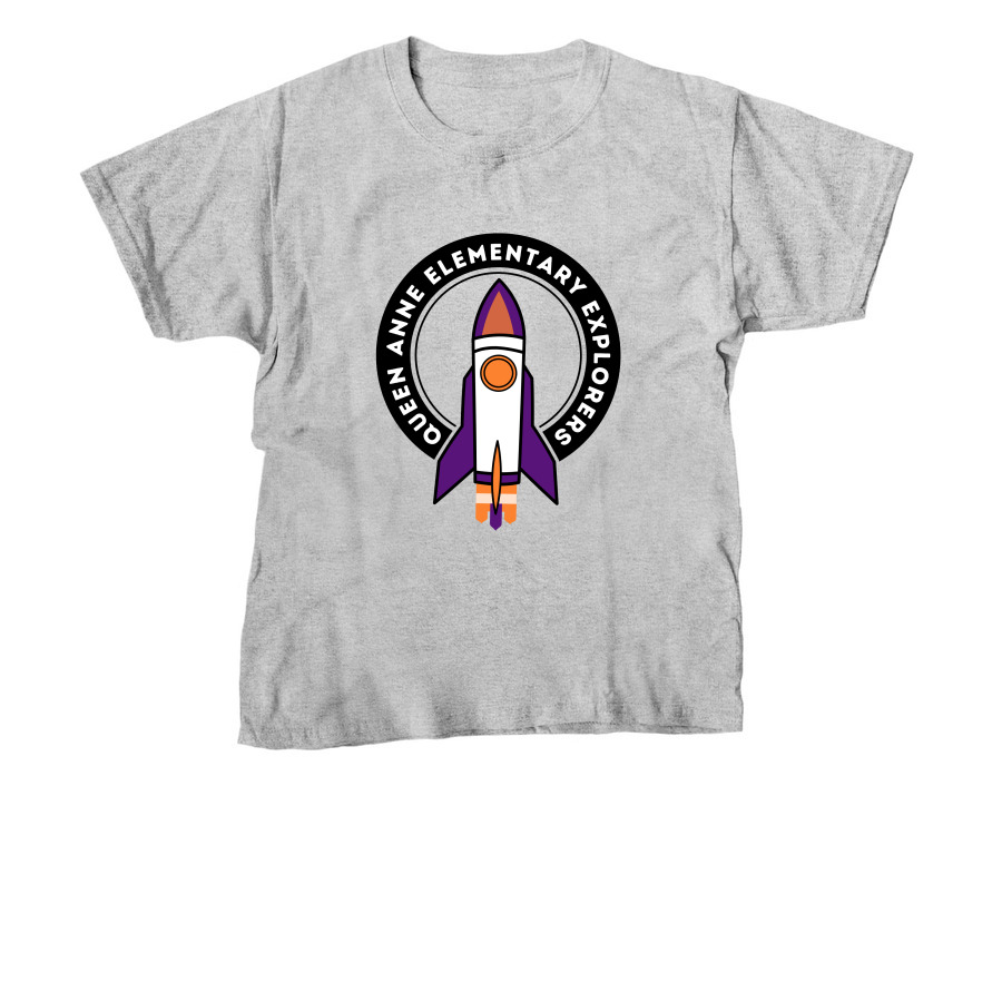 QAE Explorer Youth Sizes, a Sport Grey Youth Unisex Tee