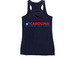 CSST Logo Front Only, a Navy Women's Racerback