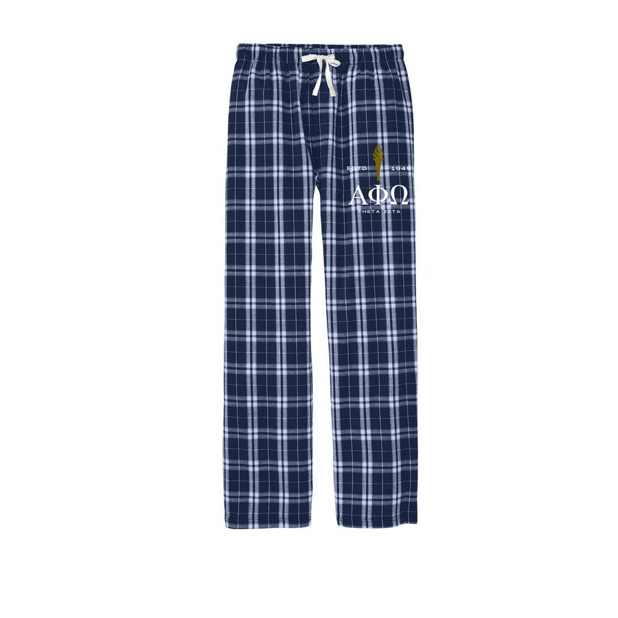 Flannel Pants - APO, a True Navy Flannel Pajama Pant