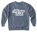 "Always a Twin" Script - White, a Blue Jean Comfort Colors Crewneck Sweatshirt