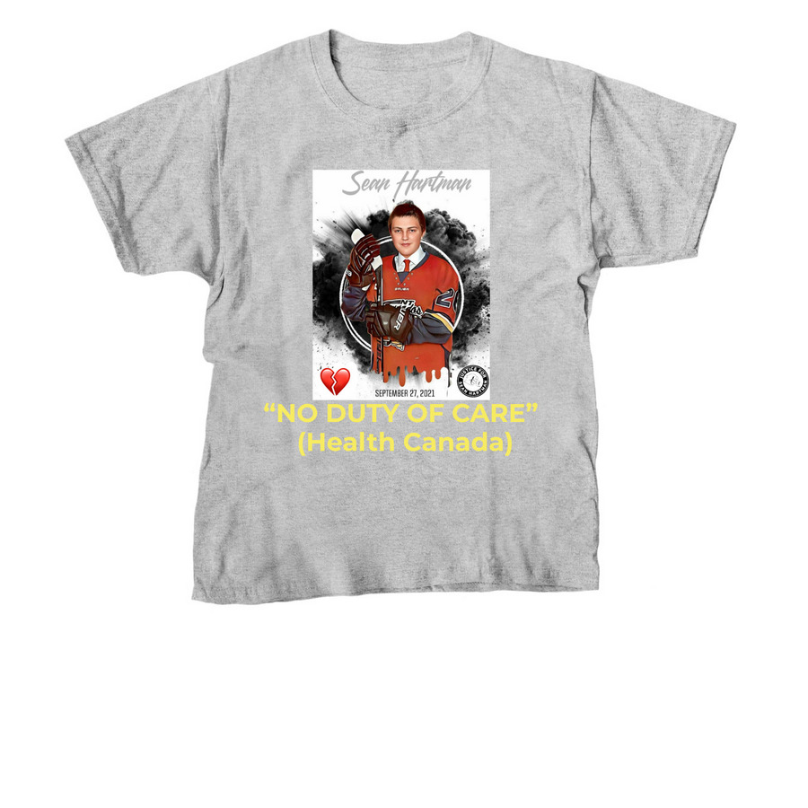 ?NO DUTY OF CARE?, a Sport Grey Youth Unisex Tee