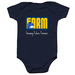 UAF Farm Baby, a Navy Infant Onesie
