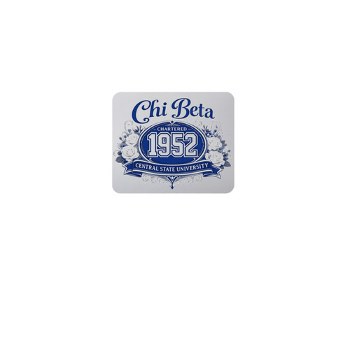 MOUSE PAD&nbsp; CSU ZETA - CHI BETA CHAPTER, a White Full Color Mouse Pad