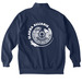 Elakha Alliance Quarter-Zip Pullover, a True Navy Comfort Colors Quarter Zip Pullover (back-view)
