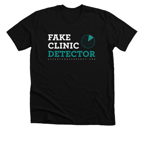 The Original Fake Clinic Detector, a Solid Black Blend Premium Unisex Tee