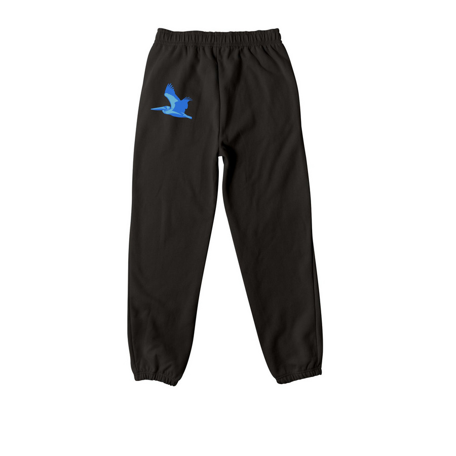 Splashberry Groovy Sweatpants, a Black Premium Heavyweight Jogger (back-view)