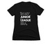 In My Junior League Era, a Black Women's Slim Fit Tee