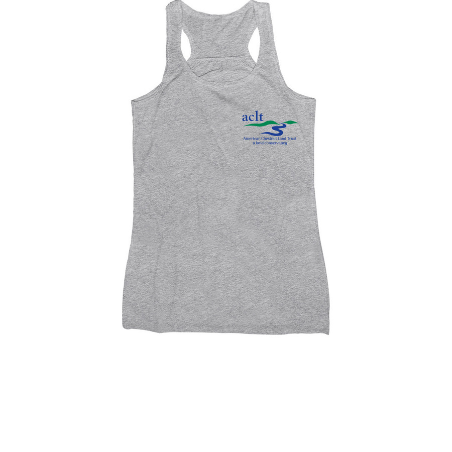 ACLT 2026 PCC-Green Logo, a Athletic Heather Women's Racerback