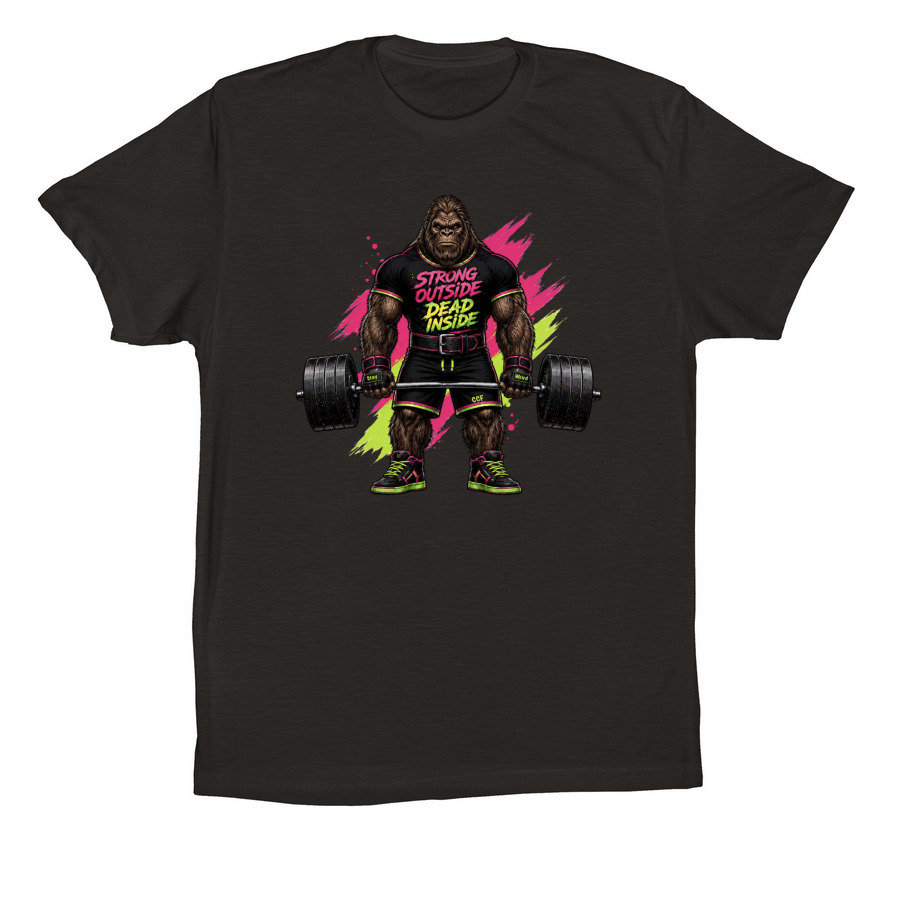 Strong Outside, a Black Premium Cotton Tee