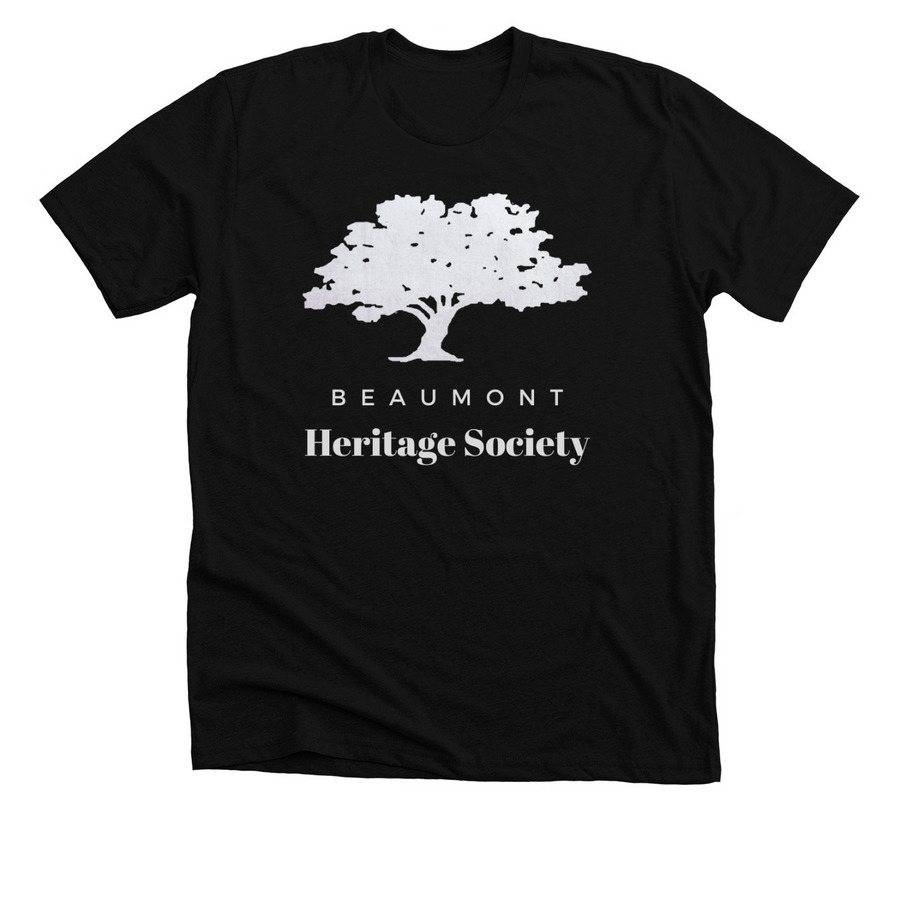 Beaumont Heritage Society, a Solid Black Blend Premium Unisex Tee