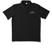 Athletic Polo, a Black Unisex Performance Polo