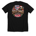 Cigar Army X2 Design&nbsp;, a Solid Black Blend Premium Unisex Tee (back-view)