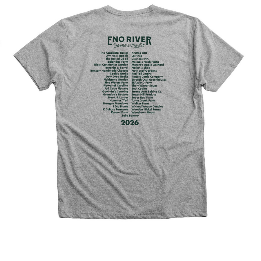 2026 Season Tee, a Athletic Heather Premium V-Neck Tee (back-view)