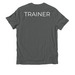 Leading With Love Trainer&nbsp;, a Terrain Grey Allmade Organic Cotton Unisex Tee (back-view)