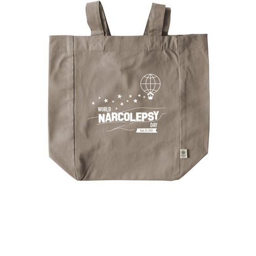 World Narcolepsy Day 2026 - Tote Bags, a Pumice Recycled Cotton Tote Bag