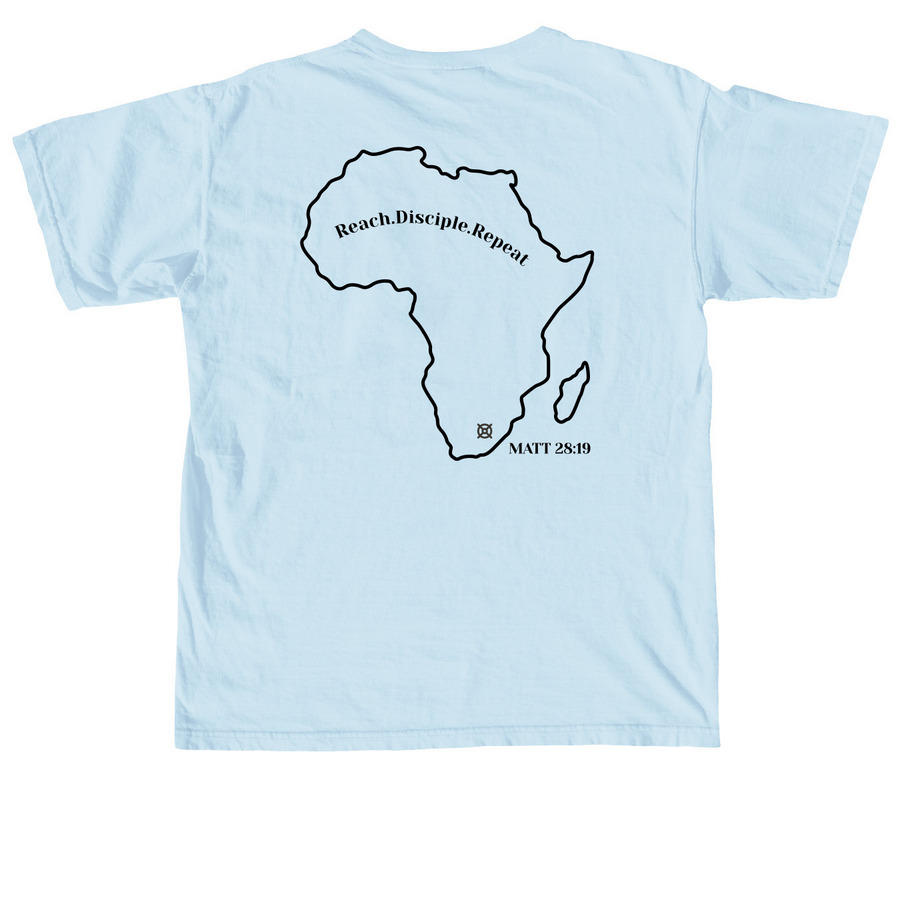 Turchi Family On The Field&nbsp;, a Chambray Comfort Colors Unisex Tee (back-view)
