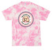 My Bestie Has Four Paws, a Bright Pink Crystal Tie Dye Tee