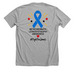 Fight For James Shirt, a Athletic Heather Premium Unisex Tee (back-view)