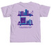 #AWP26 Baltimore books T-shirt, a Orchid Comfort Colors Unisex Tee (back-view)