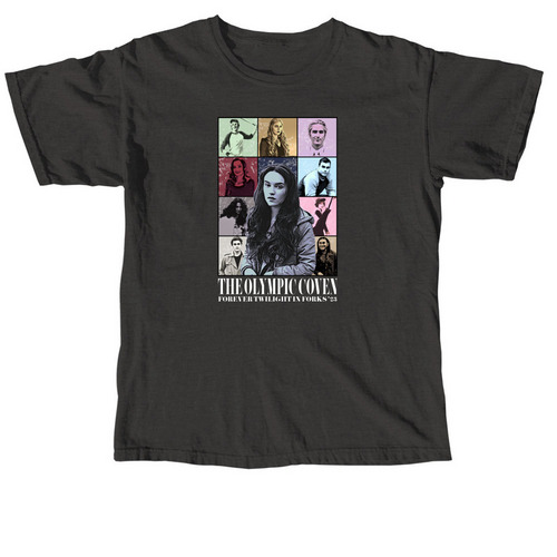The Olympic Coven Eras, a Pepper Comfort Colors Unisex Tee