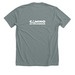 Sweatshirts, T Shirts, Hoodies, a Heather Blue Storm Premium Unisex Tee (back-view)