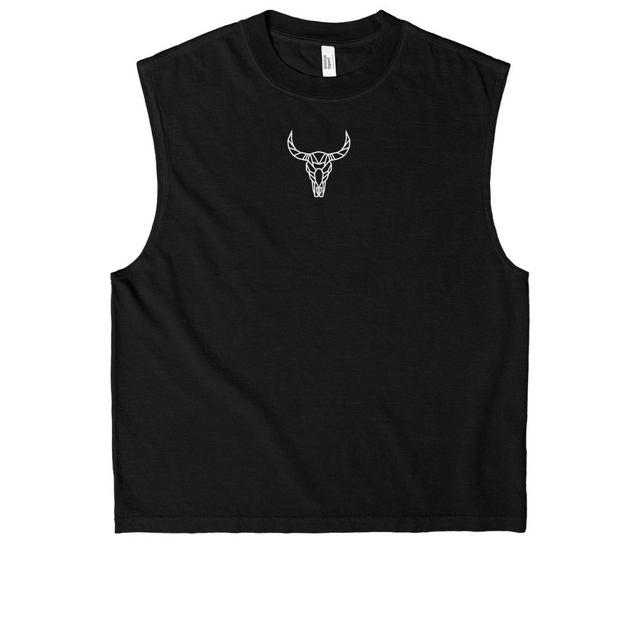 CFR Muscle Tanks, a True Black Heavyweight Garment Dye Muscle Tee