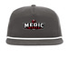 Medic Mafia, a Charcoal/ White Printed Umpqua Snapback Cap