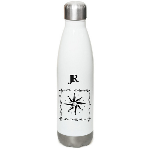 The stainless steel water bottle&nbsp;, a White Stainless Steel Water Bottle