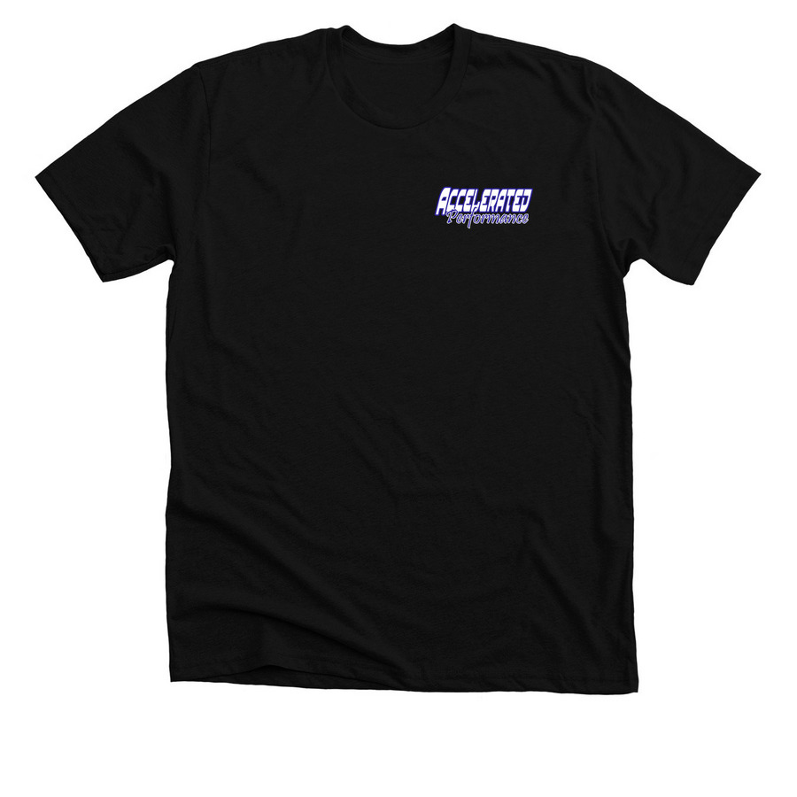 AP Blue, a Solid Black Blend Premium Unisex Tee