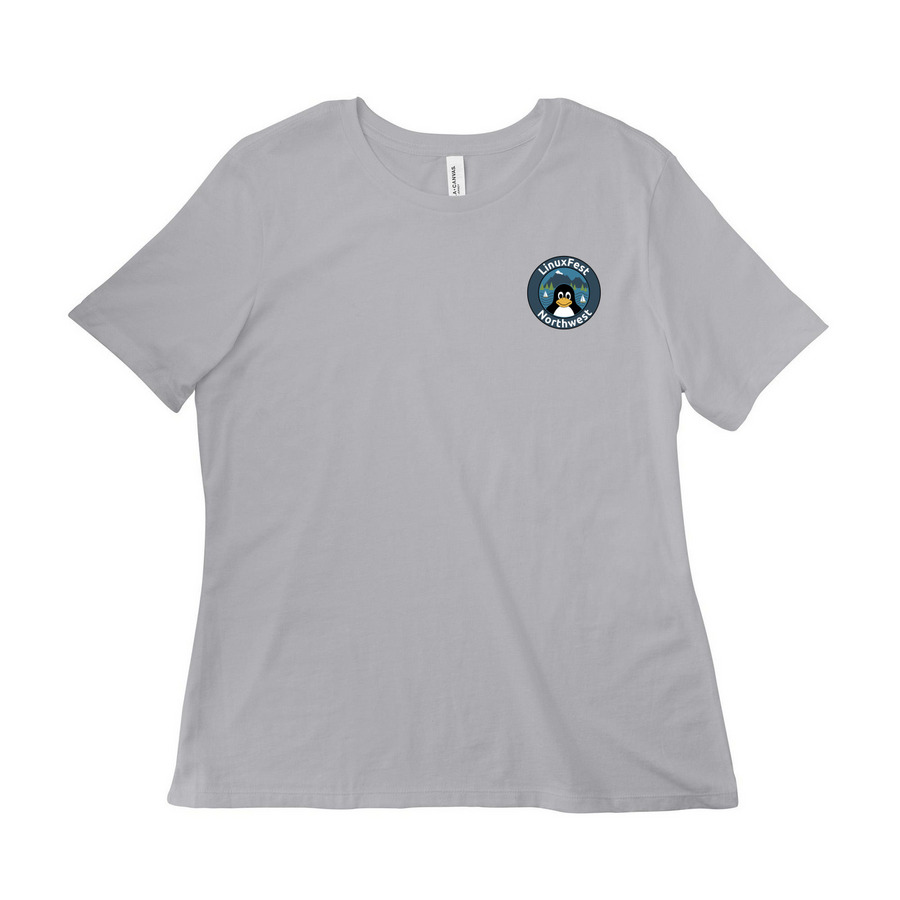Back to ROOT - Dimensional, a Solid Athletic Grey Women?s Relaxed Cotton Tee