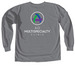 Comfort Colors Shirts, a Granite Comfort Colors Long Sleeve Tee (back-view)