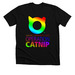 Rainbow Logo Shirt, a Solid Black Blend Premium Unisex Tee