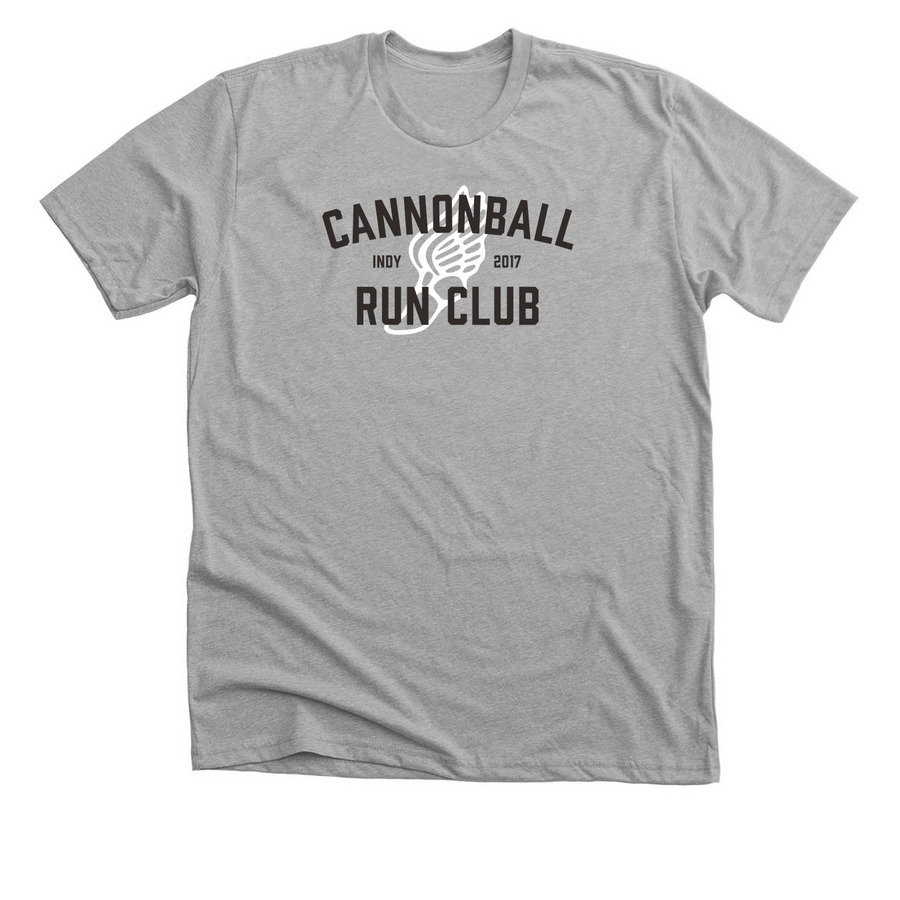 Cannonball Run Club, a Athletic Heather Premium Unisex Tee
