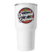 Designed to Empower Tumbler, a White Insulated Tumbler