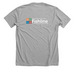 Shirts and Sweatshirts with White Logo, a Athletic Heather Premium Unisex Tee (back-view)