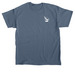 Classic Wren Tee, White Logo, a Indigo Blue Classic Unisex Tee
