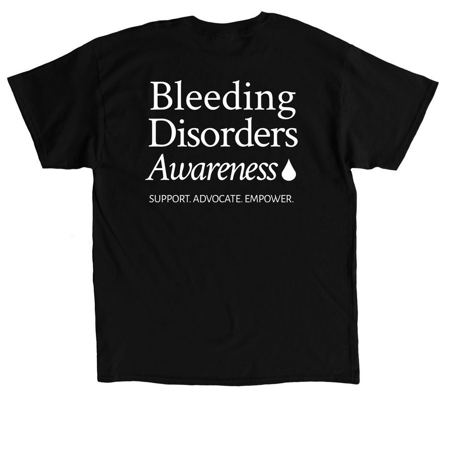Bonded by Blood, a Black Classic Unisex Tee (back-view)